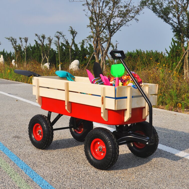 Wooden best sale beach wagon